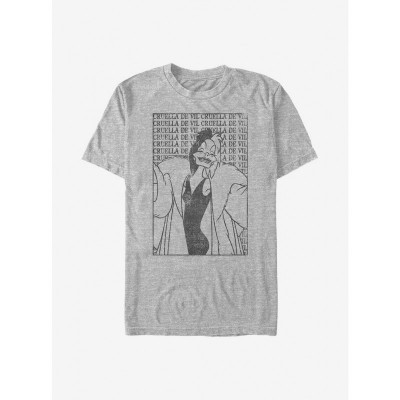Disney Cruella De Vil Grey Unisex T-Shirt