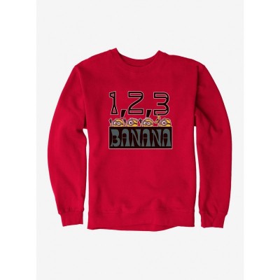 Minions Banana Hoodie - Red Unisex