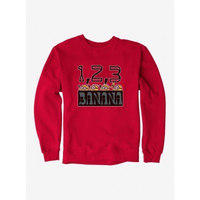 Minions Banana Hoodie - Red Unisex