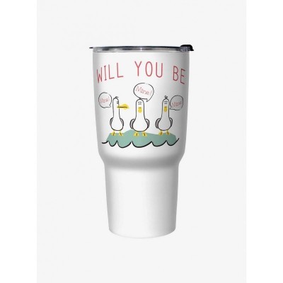 Disney Pixar Finding Nemo "Will You Be Mine" White Travel Mug 27oz Stainless Steel