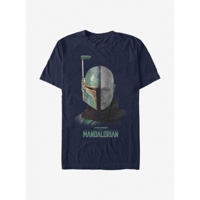 Extra Soft Star Wars The Mandalorian Boba Fett Tee - Men's Blue