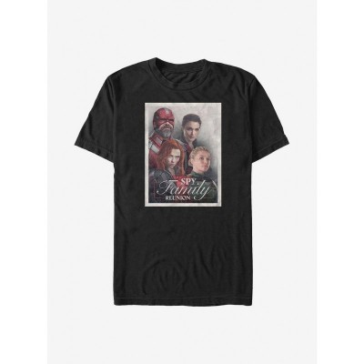 Marvel's Black Widow Espionage Family T-Shirt - Black Men's
