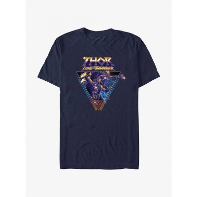 Marvel Thor Lightning T-Shirt - Blue Men's Size