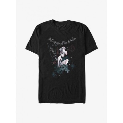 Disney Peter Pan Faith, Trust & Pixie Dust Black T-Shirt for Men