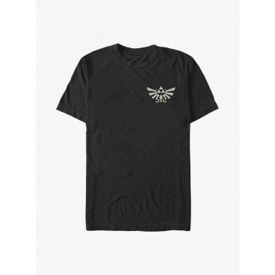 The Legend of Zelda Hyrule Crest T-Shirt - Men's Black