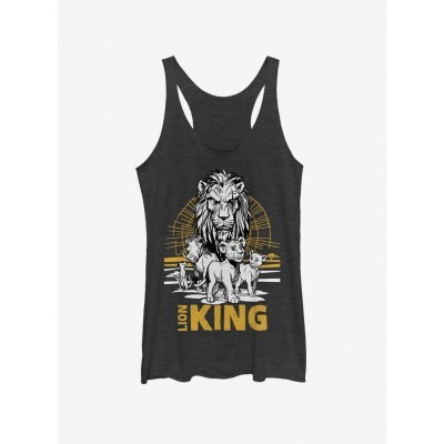 Disney 2019 Lion King Group Girls Tank Top - Black