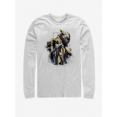 Marvel's Avengers Endgame White Long Sleeve T-Shirt for Men