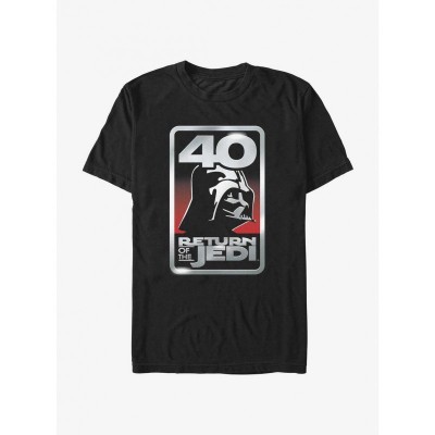 Star Wars Return of the Jedi 40th Anniversary T-Shirt - Black Men's