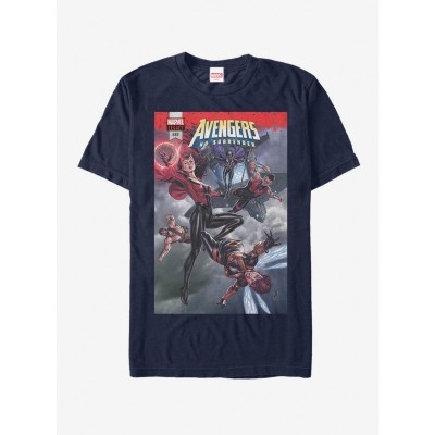Marvel Avengers Surrender Flight T-Shirt - Lightweight Blue Men's