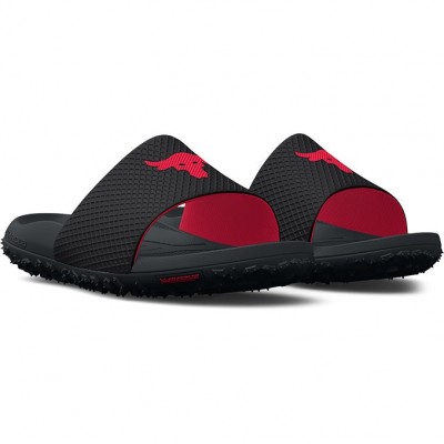 Project Rock Ultimate Black UFC Slides for Men