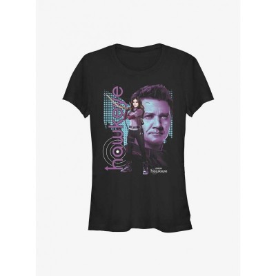 Marvel Hawkeye Girls T-Shirt - Team Hawkeye Edition - Black