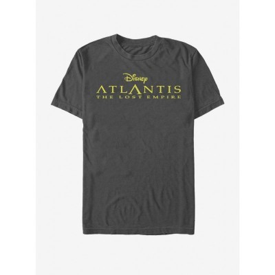Disney Atlantis Logo T-Shirt - Men's Lightweight Grey