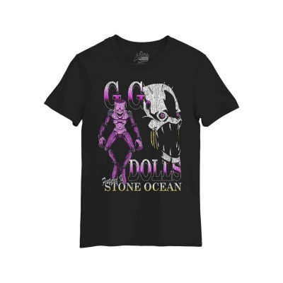 JoJo's Bizarre Adventure Stone Ocean Unisex T-Shirt with G.G. Dolls Stand
