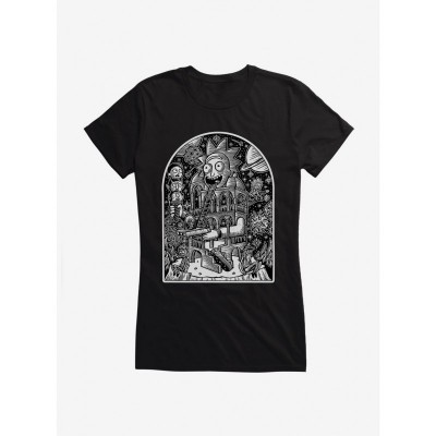 Rick And Morty Official Art Girls Tee by Brian R.