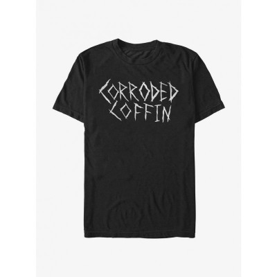 Stranger Things Rusty Coffin Soft T-Shirt - Black Men's Size