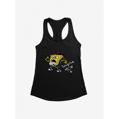 Spongeitude Junior Girls Tank - Lightweight Cotton SpongeBob Tee