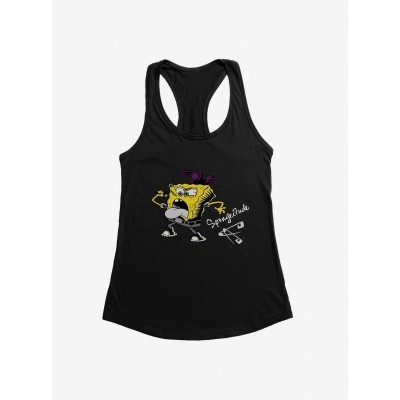 Spongeitude Junior Girls Tank - Lightweight Cotton SpongeBob Tee