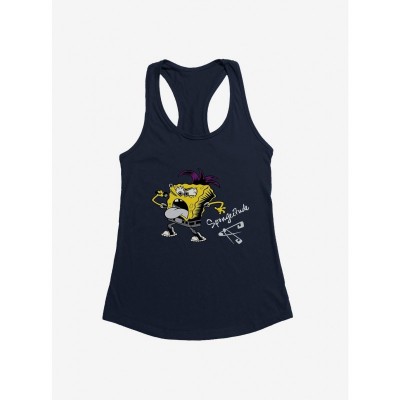 Spongeitude Junior Girls Tank - Lightweight Cotton SpongeBob Tee