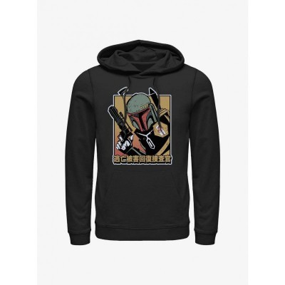 Boba Fett Men's Cotton Blend Hoodie - Black