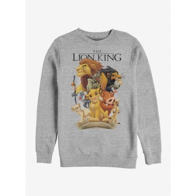 Disney Lion King Tall Cast Unisex Grey Sweatshirt