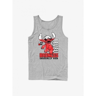 Disney Lilo & Stitch Grey Badness Level Men's Cotton Tank Top