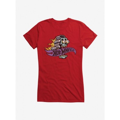 Hot Wheels Motor Head Stylish Girls T-Shirt