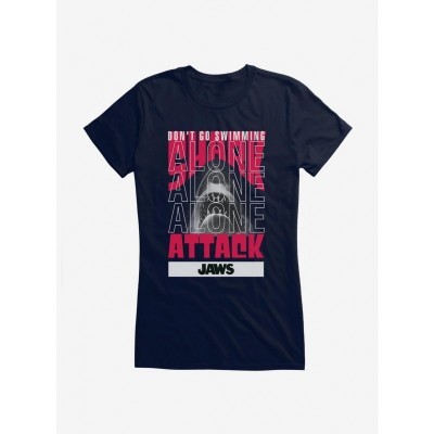 Jaws Girls T-Shirt: Lightweight Cotton for Swimming Fun